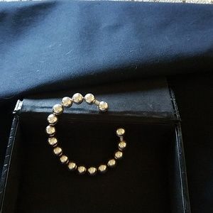 Sterling silver bead bracelet